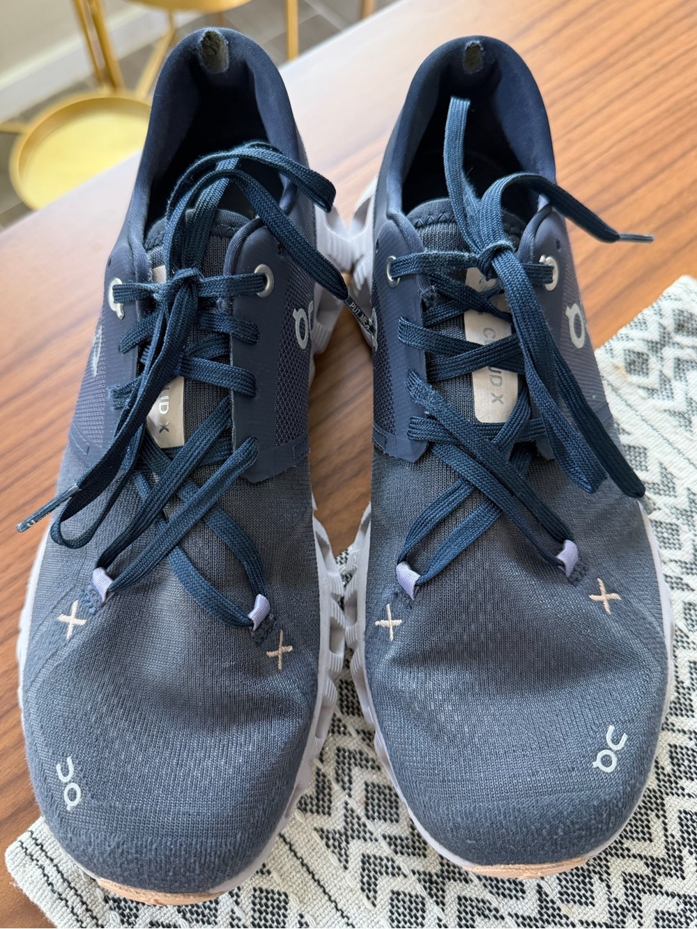 Used Women's On Cloud X 3 in the Iron/Fade Size 8